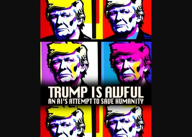 Trump Is Awful: An AI's Attempt to Save Humanity (2023)